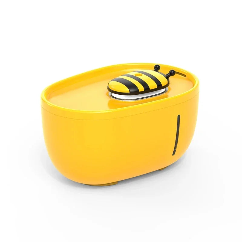 نافورة ماء أوتوماتيكية للقطط 2 لتر بفلتر USB — صامتة